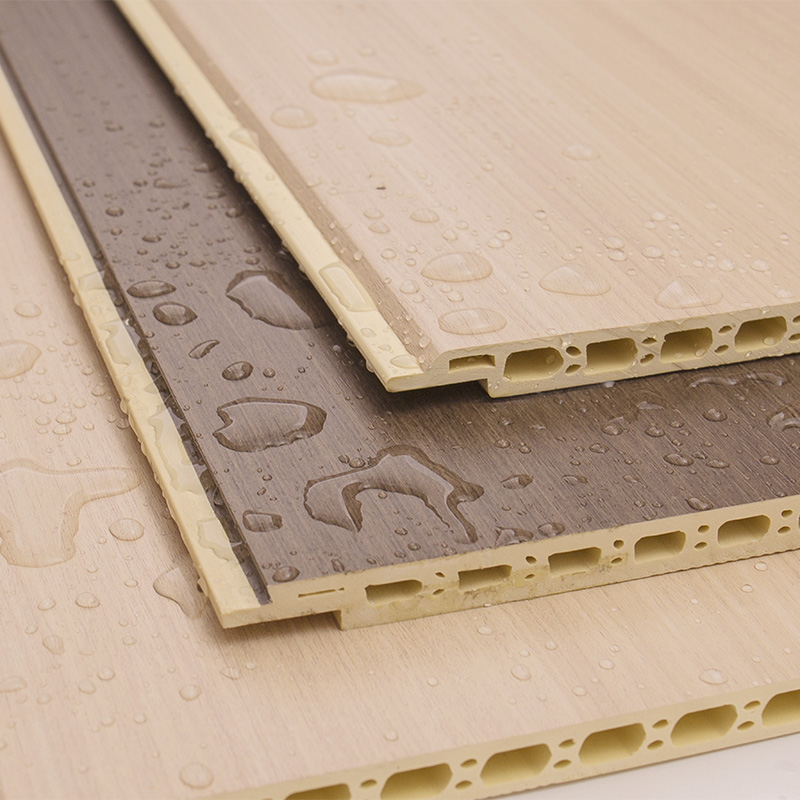 YXWPC609 9 mm hrúbka 60 cm Hrúbka šírky rýchla inštalácia WPC stenový panel integrovaný stenový panel bambusové drevené vlákno stena vlákna